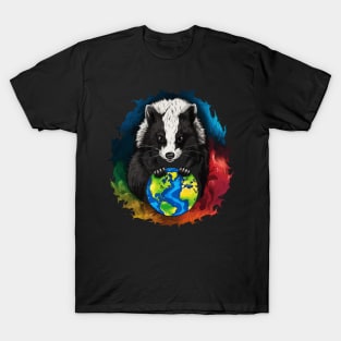 Skunk Earth Day T-Shirt